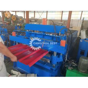 China Sheet Metal Roofing Double Layer Roll Forming Machine PLC Control 380V50HZ Frequency wholesale