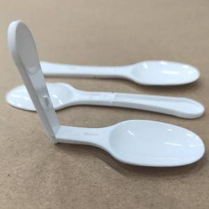 Foldable Honey Transparent Plastic Small Honey Spoon For Frozen Yogurt