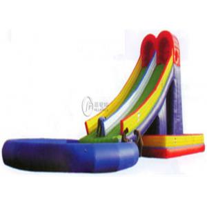 China Children Centers Blow Up Commercial Inflatable Water Slides Outdoor Or Indoor supplier