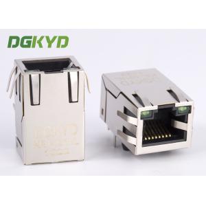 100Mb single port 8 pin modular jack rj45 ethernet connector with isolation RJ45 With Transformer