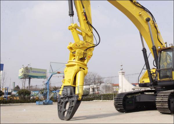 Powerful Excavator Concrete Crusher , Volvo Concrete Crusher For Excavator