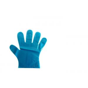 Plastic Polyethylene Disposable  Hand Gloves Customzied  Color For Food Serving