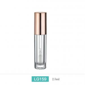 ISO Plastic Empty Clear Color Lip Gloss Bottle 15ml With Logo