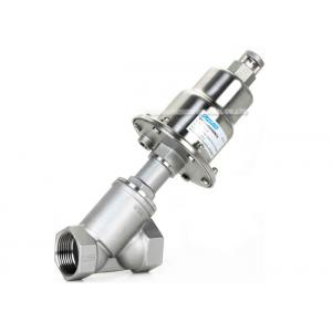 2/2 Way Stainless Steel Angle Seat Valve Polished Actuator Pneumatic Angle Seat Valve