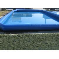 China Popular Blue Kids Swimming Pool , Pirate Slide Above Ground Swimming Pools For Kids on sale
