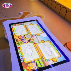 China Dibujo de luz láser en vivo Juegos de pared interactivos Proyección Efectos visuales dinámicos wholesale