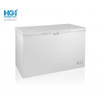 China 352L Manual Defrost Type Deep Chest Freezer With Gray Exterior Color on sale