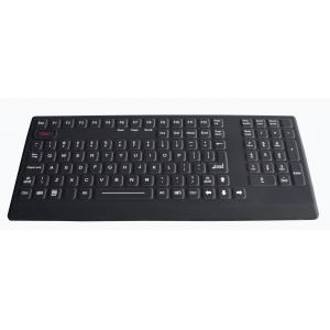 China IP68 Silicone rubber 106 keys dynamic rated and ruggedized military grade keyboard supplier