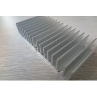 China 6063 High Power Silver Aluminum Extruded Heat Sink , Large Aluminum Heat Sink on sale