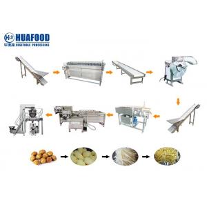China 0.5T/H Fruit And Vegetable Processing Line Sweet Potato Washing Cleaning Sorting Selecting wholesale