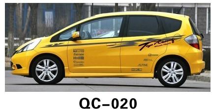 Etiqueta QC-020A/decoração decorativa do corpo de carro do carro do desenhista