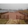Chinese Publich Park WPC Fence and Decking For Water gallery pavilion