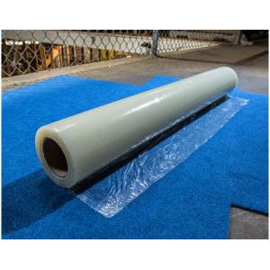 China 24 In X 600 Ft 60Microns Carpet Protection Self Adhesive Film Sheet wholesale
