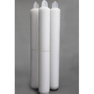 China 1.0um PVDF Filter Cartridge For Solvent Filtration And Bacterial Removal supplier