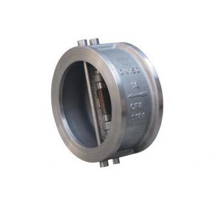 China DN50-600 Wafer Type Dual Disc Check Valve H76H-16P with Bidirectional Flow Direction supplier