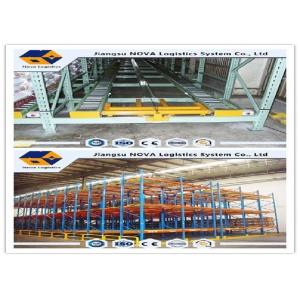 Pre Galvanized Forklift Working Gravity Flow Racking , Heavy Duty Gravity Shelving