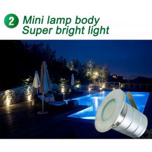China Small 3W Recessed Led Ceiling Lights IP67 Buried Yard Garden Lights Exterior Light Fixtures Low Voltage Outdoor Landscap supplier