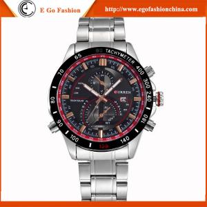 China Red Marks Luxury Watch Man Men's Quartz Watch Fashion Business Man Watch Male Watch Steel supplier