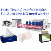 China V Fold Hand Towel Machine With Auto Transfer To Paper Towel Packing Machine on sale
