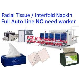 China V Fold Hand Towel Machine With Auto Transfer To Paper Towel Packing Machine supplier
