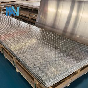 Embossed Aluminum Sheet Plate 1050 Corrosion Resistance Wear Resistance