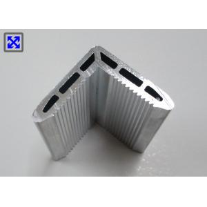 6063 - T5 Hollow Aluminum Angle Profile Natural Color For Solar Frame Panel