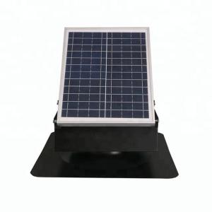 China 20w12v Solar Attic Vent  Fan with dc Brushless Motor and Battery operated supplier