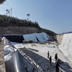 China Waterproof HDPE Geomembrane Landfill Liner with 1m-10m Width and 100% Virgin Material supplier