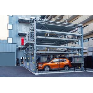 Steel Automated Car Parking System Access Control Options With 2100mm Lifting Height