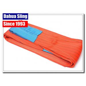 China Anti Abrasion Polyester Lifting Slings Heavy Duty Lifting Straps Smooth Surface supplier