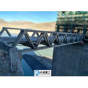 90m Span Triangle Truss Bridge Short Construction Time Firm Resistant