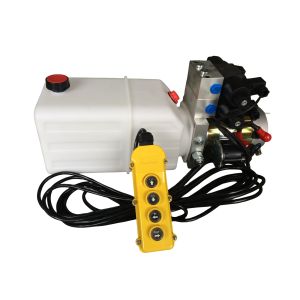 China Double Acting Hydraulic Cylinder Hyd Power Unit With 2 Station CETOP 03 Solenoid Valves wholesale