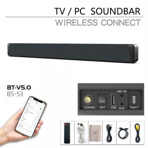 China Hdmi Input Soundbar Portable Sound Bar Speaker Universal Compatible 60Hz-20KHz supplier