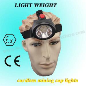 3.7 V Mini Msha Approved Cap Lamps 4000lux 2.8Ah For Construction / Marine