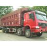 Howo Strong Frame Single Axle Heavy Duty Commercial Trucks Left Steering 12