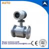 electromagnetic industrial effluents flowmeter with low cost