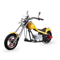 China Yellow Coolest Harley Electric Motorcycles 60Km / H With 48V 500W Motor on sale
