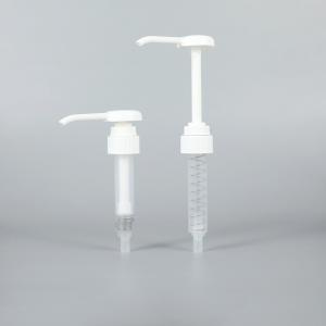 China Plastic Lotion Dispenser Jam Syrup Pump 28/410 28mm White For Bottle supplier