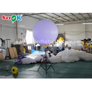 Inflatable Stand Tripod Balloon Lighting Decoration For Street , Backyard