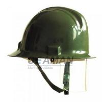 China Custom Marine Fire Fighting Helmet / Firefighter Rescue Helmet With Face Mask on sale