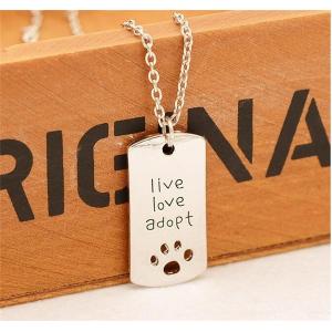 China Personalized decorative engraved logo dog tag for children supplier