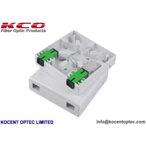 China Fiber Optic Terminal Box Indoor Termination Cabinet with 2 Fibers Capacity 0.15dB Insertion Loss and 55dB Return Loss wholesale