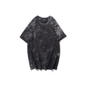                  Customize Women&prime;s Tee Cotton Tie Dye T-Shirt Plain Oversized Black T-Shirts with 280GSM for Girl             