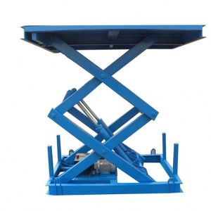 1000kg Load Capacity Scissor Lift Table Electric Hydraulic Lift Platform