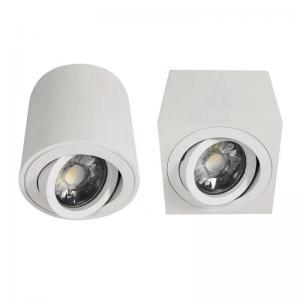 Round Ceiling Surface Mounted Downlight 79*89mm Adjustable Gu10 Housing