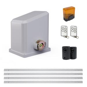 China DC Brushless Motor Sliding Door Operator with Remote Control WIFI APP and Bluetooth Die Casting Aluminum Alloy Material wholesale