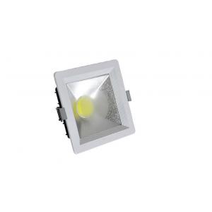 China Indoor Square 30W COB LED Downlight Dimmable Long Lifespan For Office / Workshop supplier