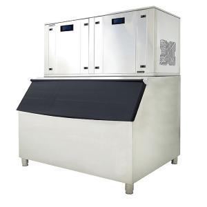 China Nugget Ice Maker Machine Commercial 1000kg/24h Granular Ice Cube Maker for Restaurant Bar Cold Drink Stainless Steel Irregular I wholesale