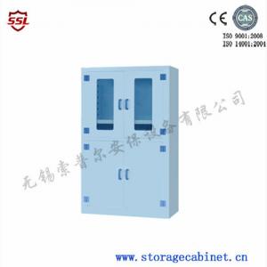 China Large Plastic Adjustable Shelf Medical Safety Storage Cabinet 450 Liter supplier