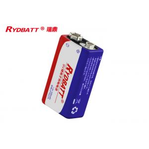 RYDBATT 9V 6F22 2S1P Polymer Li Ion Battery Pack / 7.4V 500mAh PCM Lithium Ion Polymer Cell